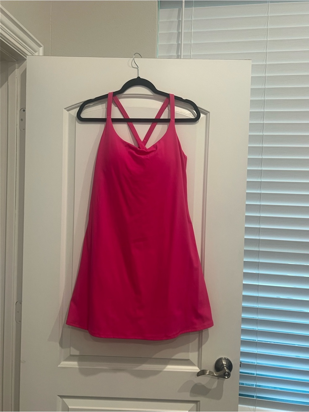 HALARA Hot Pink Mini Strappy A-Line Dress